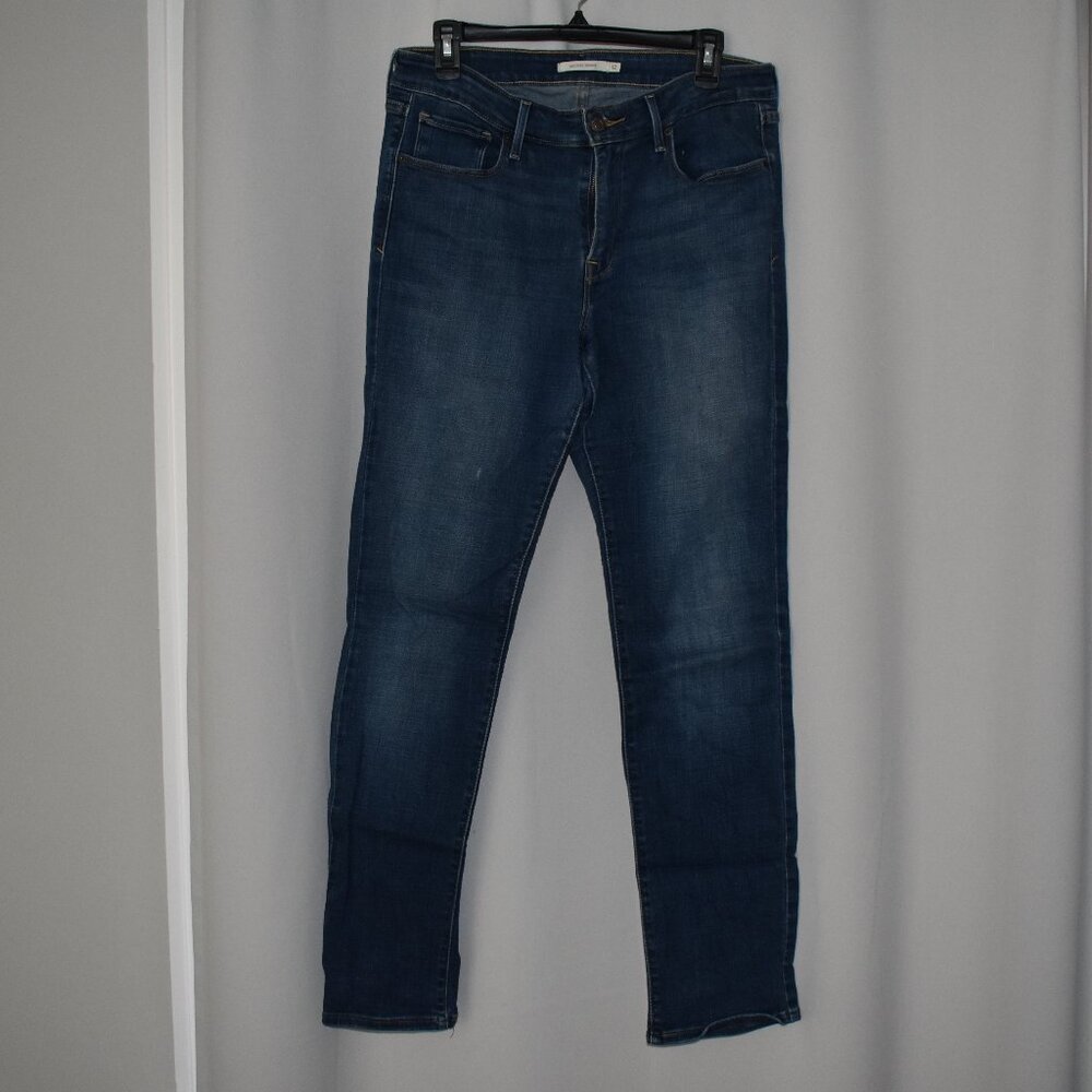 Levi Strauss Mid Risk Skinny Jeans - Dark Wash, Size 12
